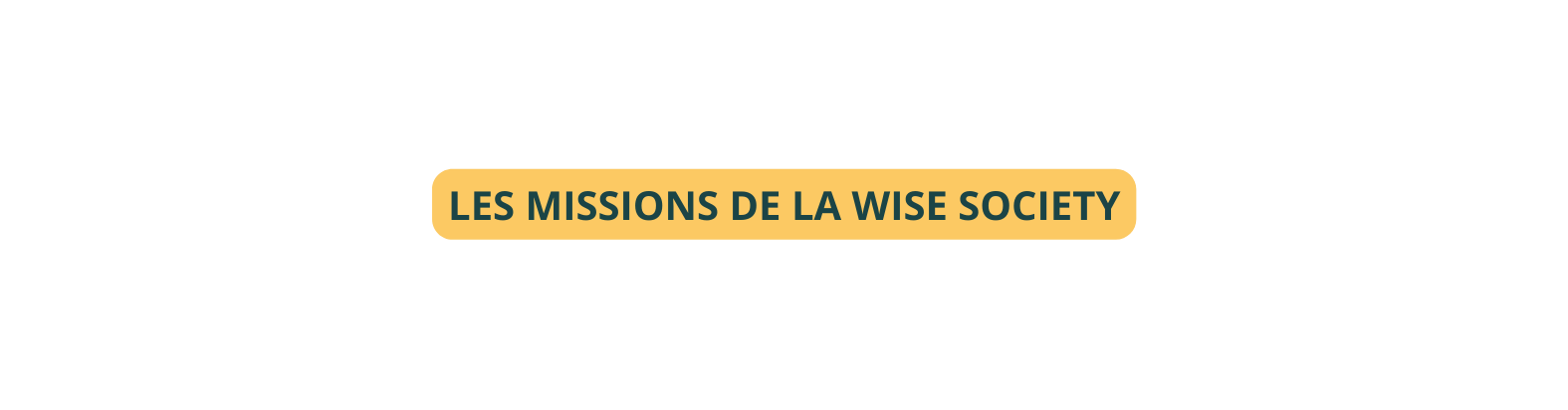 Les missions de la Wise society